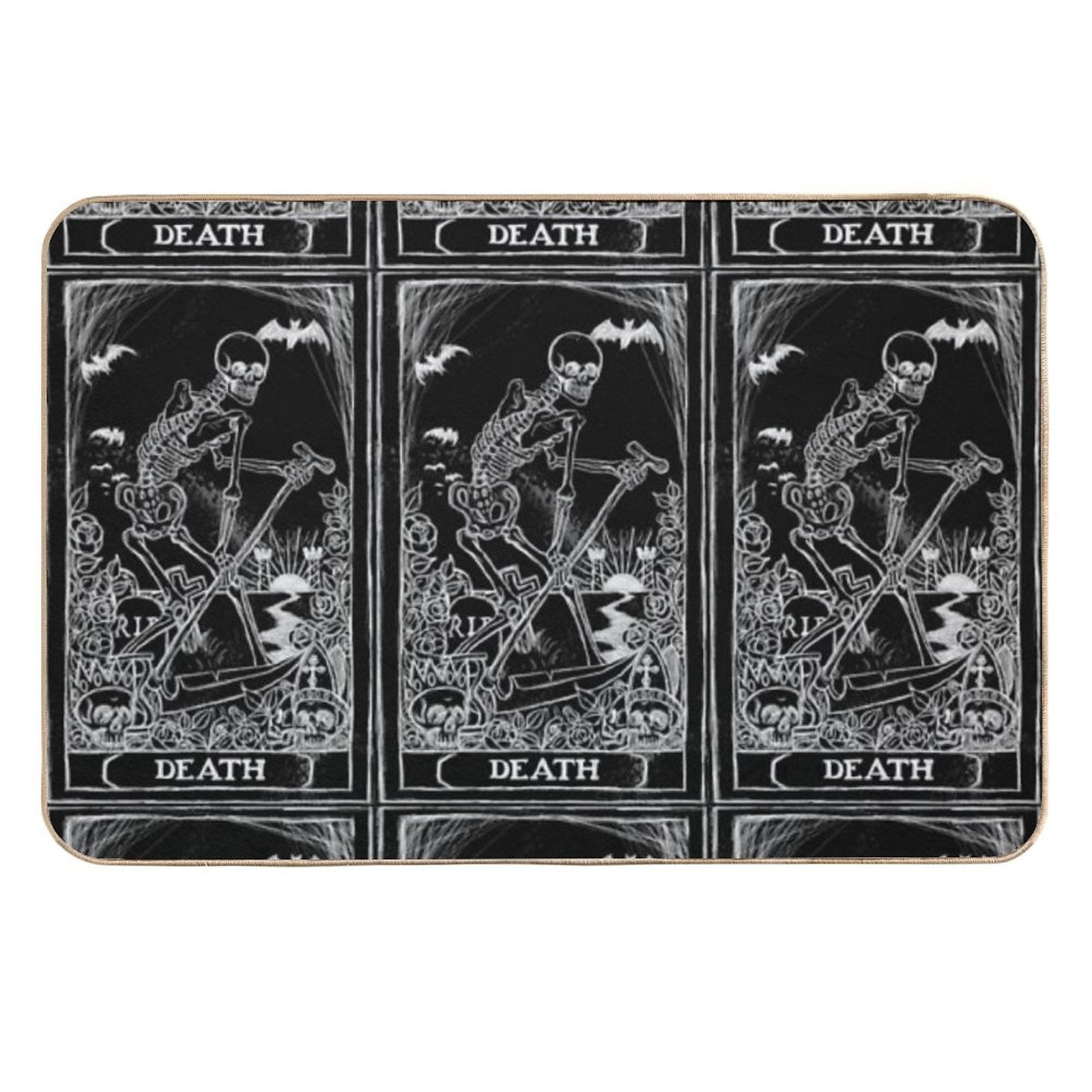 Death Card  Easy Maintenance Bath Mat