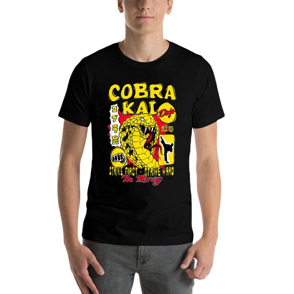 Cobra Kai Comic Illustration Collage TV Show  Graphic-printed T-Shirt