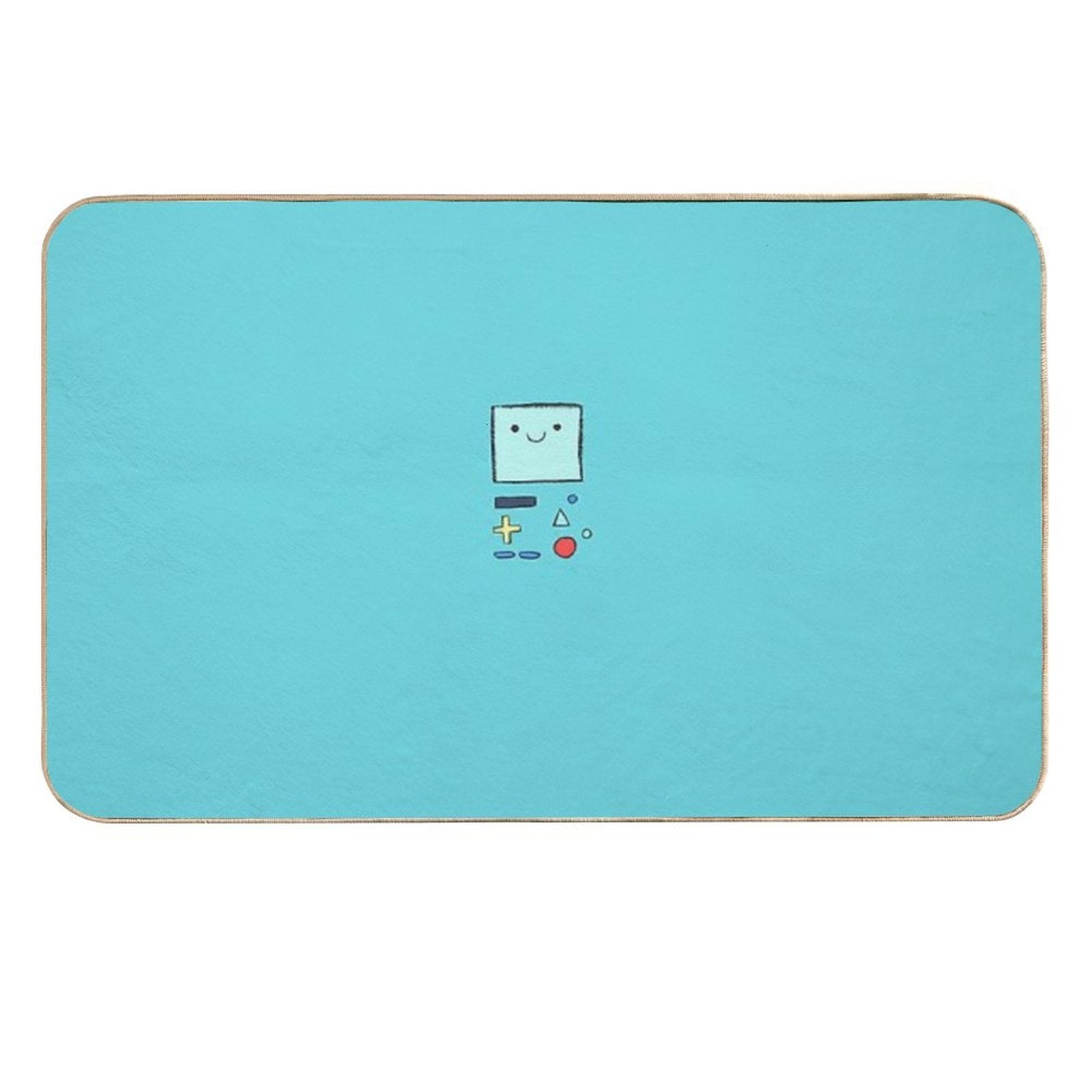 Cute, Handdrawn BMO  Stain-Proof Bath Mat
