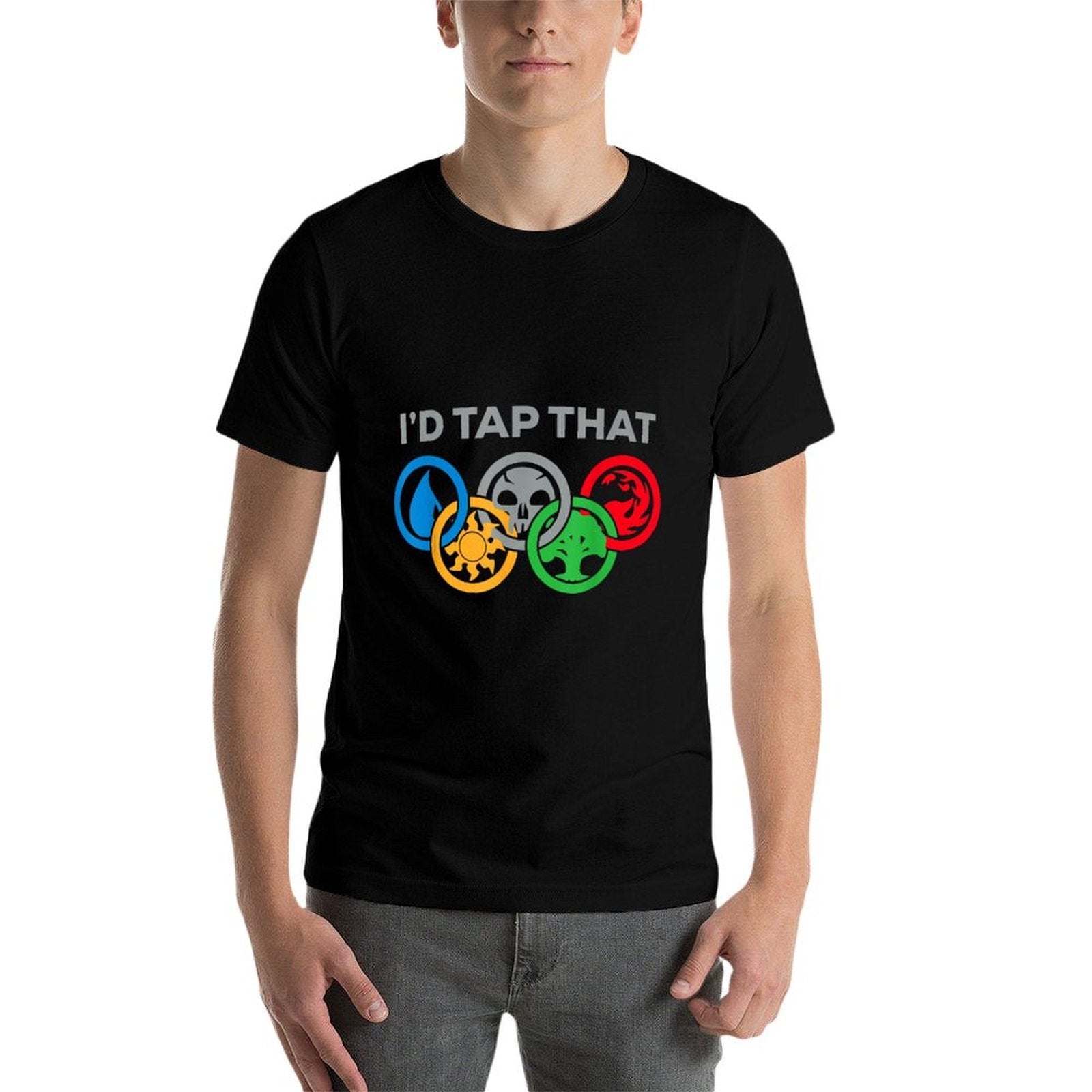 Id Tap That Card Games Untapped Lands Card Games Lovers  Eco-friendly Material T-Shirt