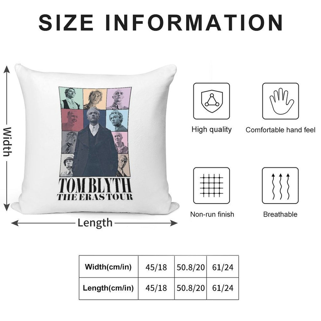 Tom Blyth As Coriolanus Snow The Eras Tour Soft Washable Throw Pillow