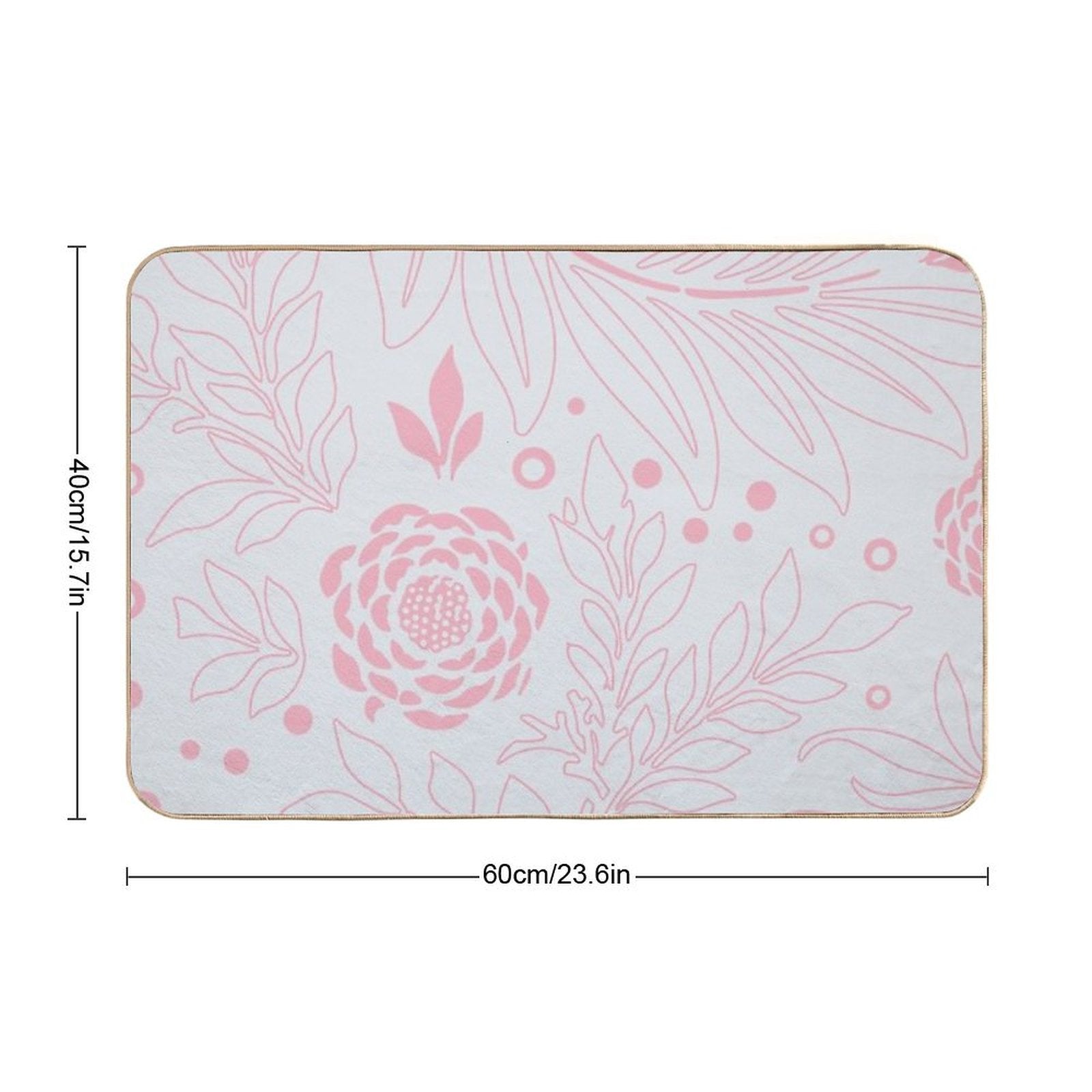 Floral Design 21  Multi-Purpose Bath Mat