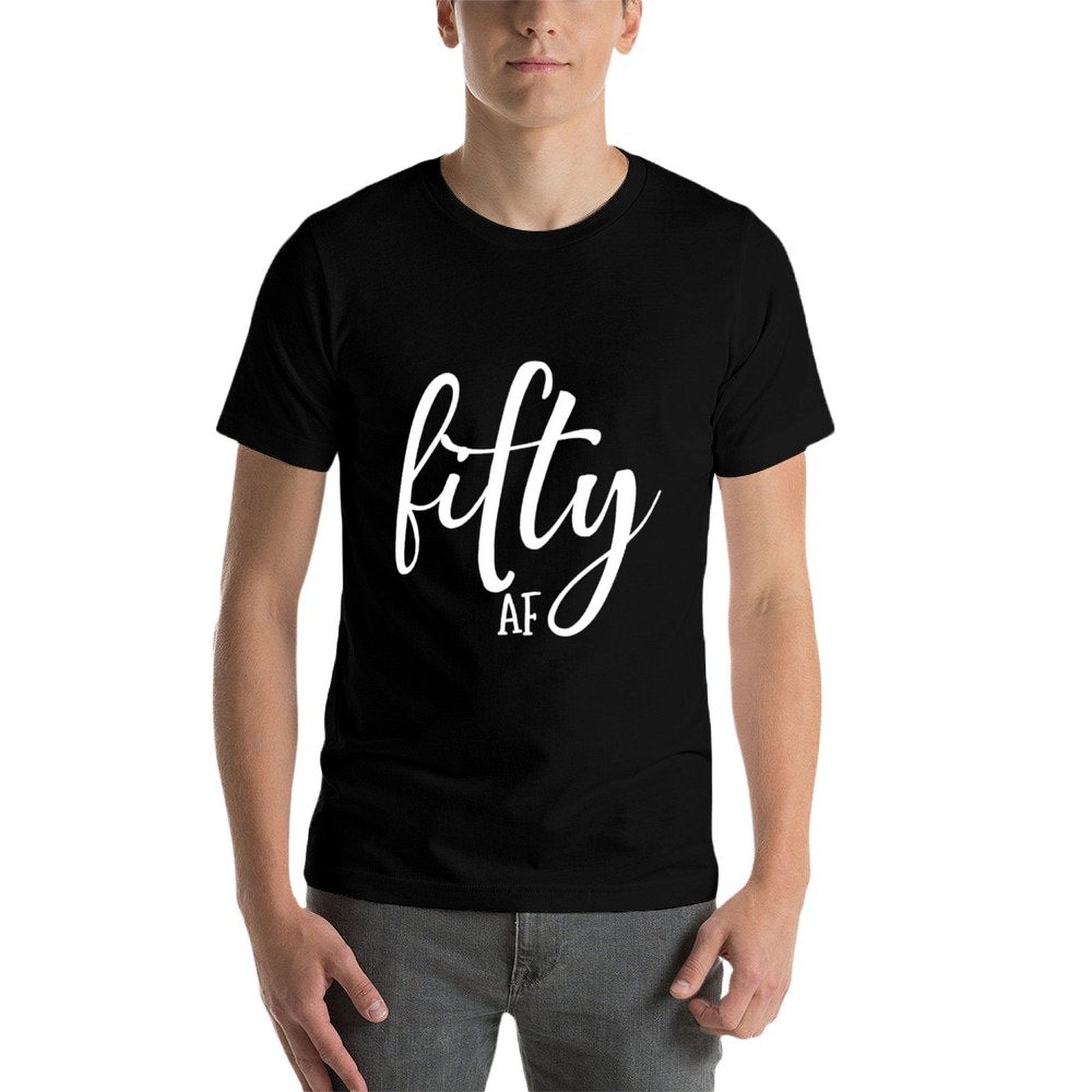 50th Birthday Fifty AF  Breathable T-Shirt