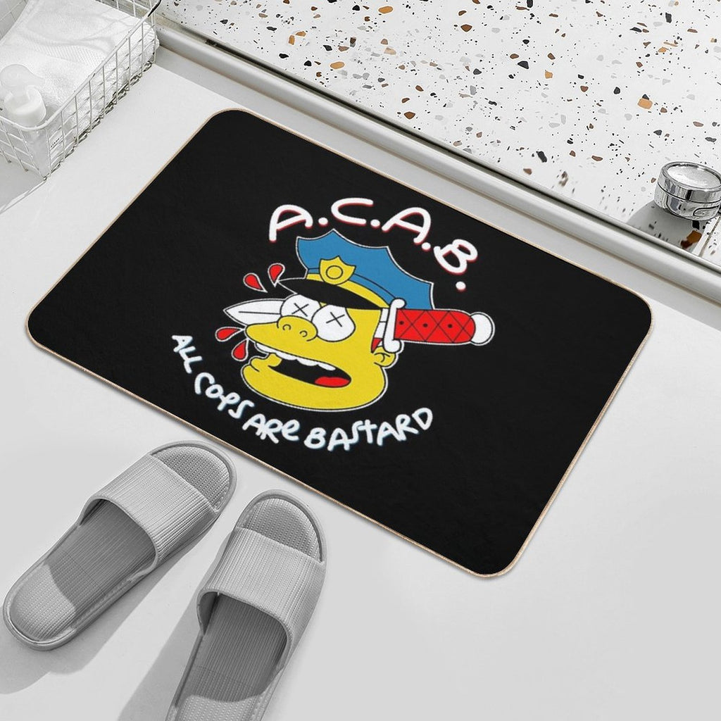 All Cops Are Bastards  Anti-Trip Bath Mat