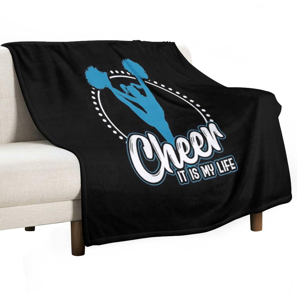 Cheerleader Cheerleading Gift Sport Hobby Multi-functional Throw Blanket