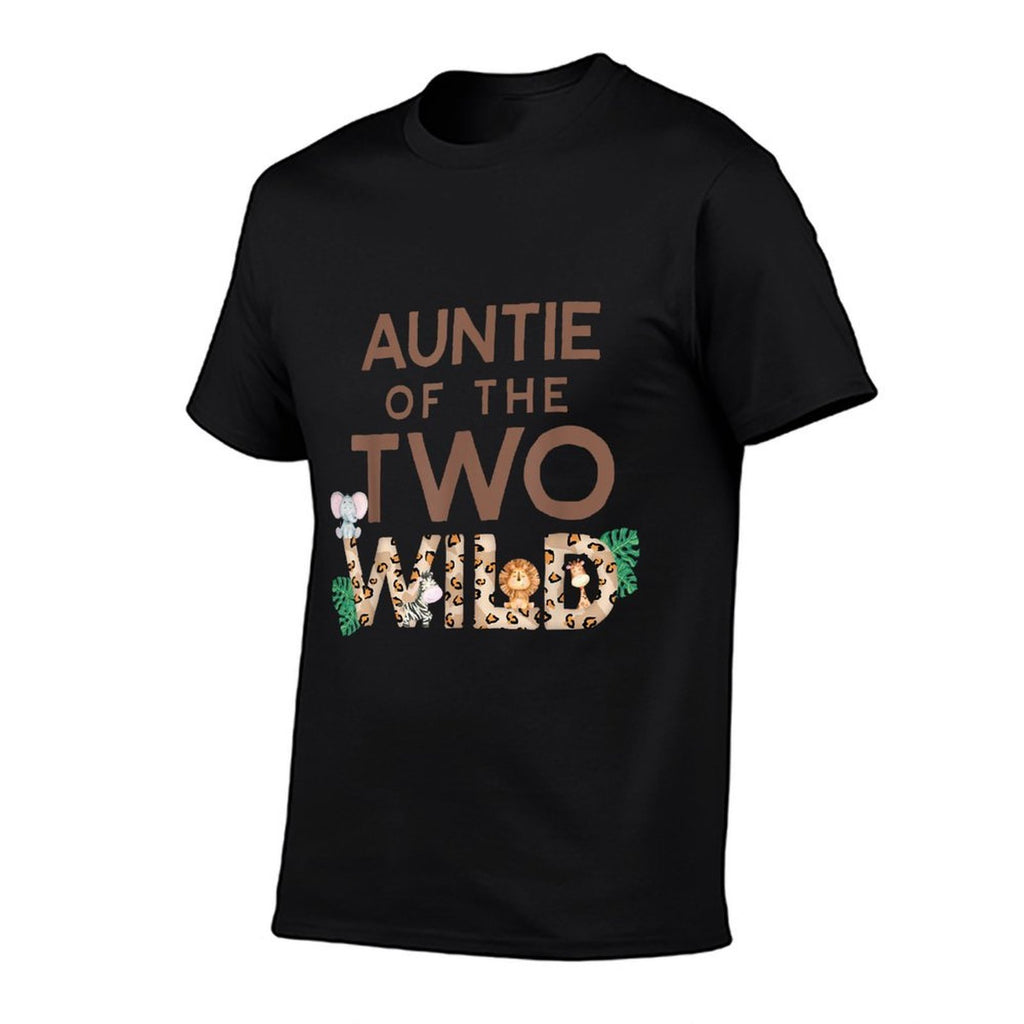 Auntie of The Two Wild Animal Safari 2nd Birthday Theme  Odor-resistant T-Shirt
