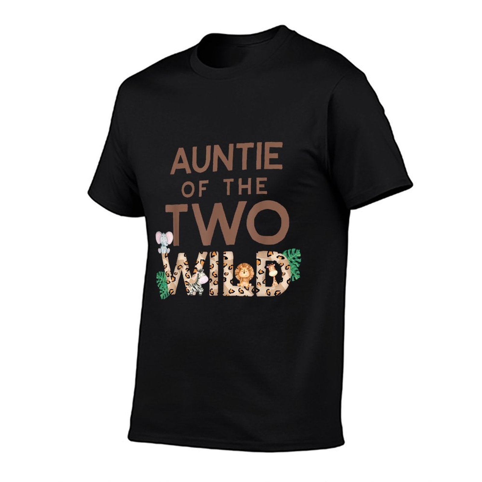 Auntie of The Two Wild Animal Safari 2nd Birthday Theme  Odor-resistant T-Shirt