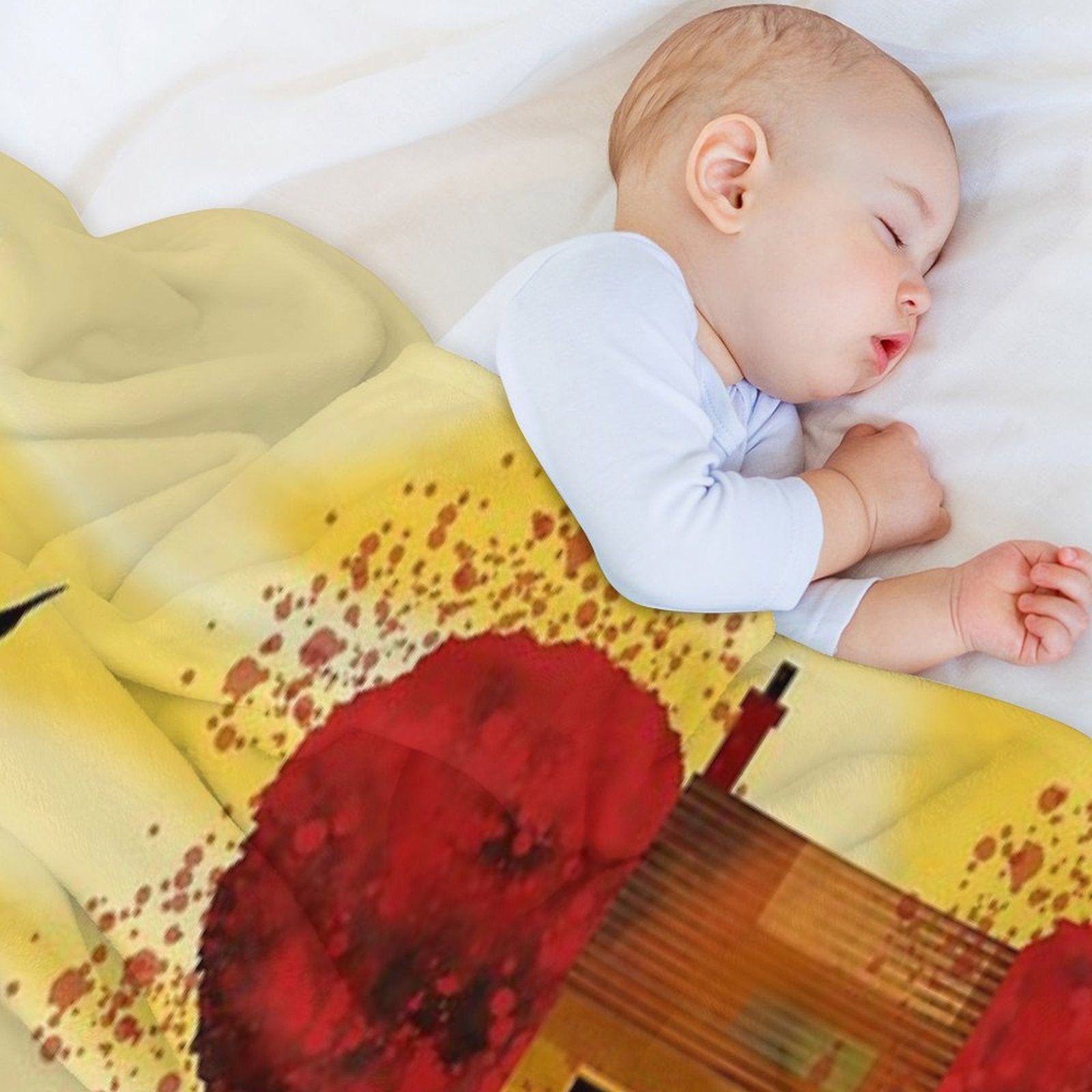 Morning Sunshine Sustainable Throw Blanket