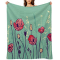 Summer Field Quick-dry Throw Blanket
