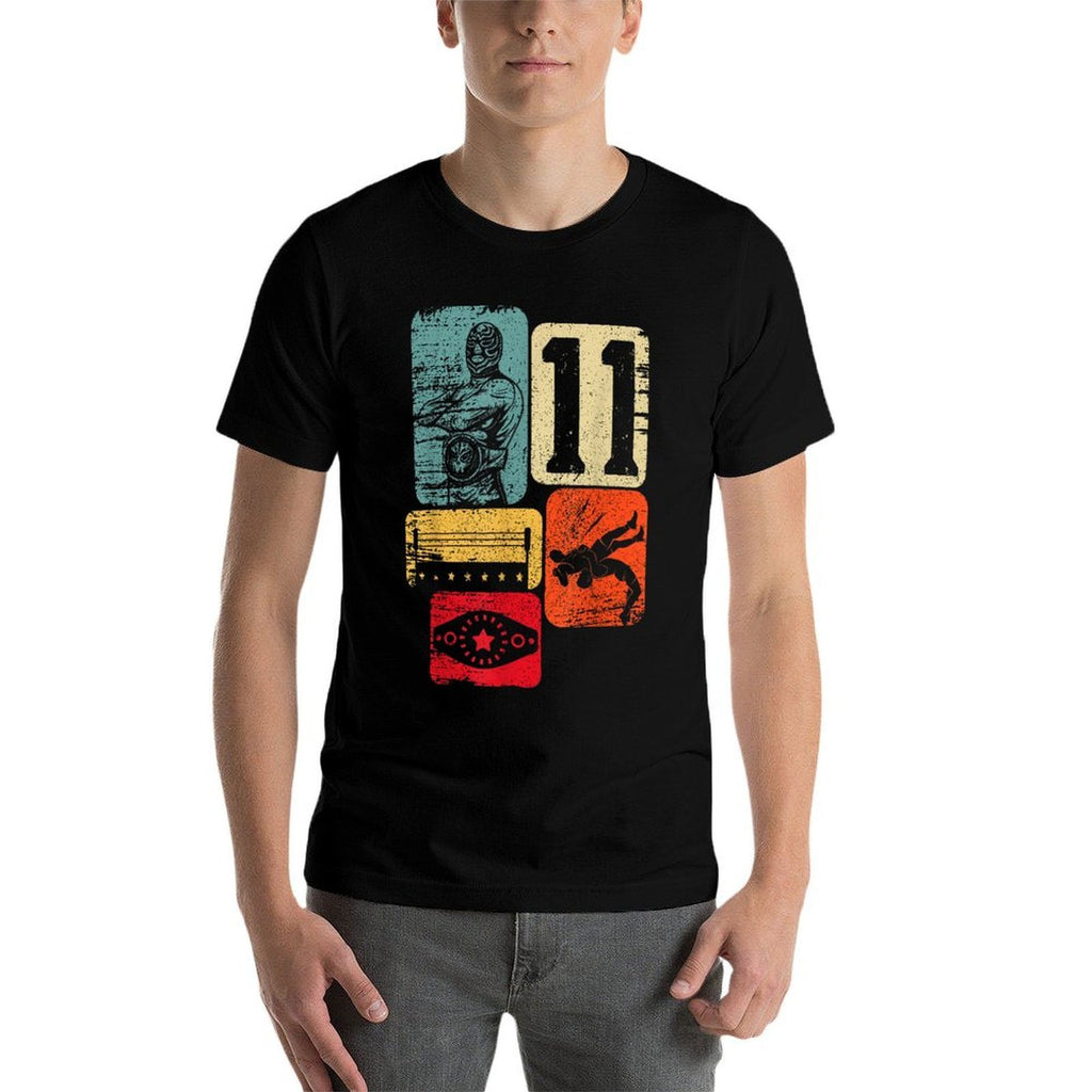 11th Birthday Retro Wrestling 11 Years Old Boy Girl  Soft T-Shirt