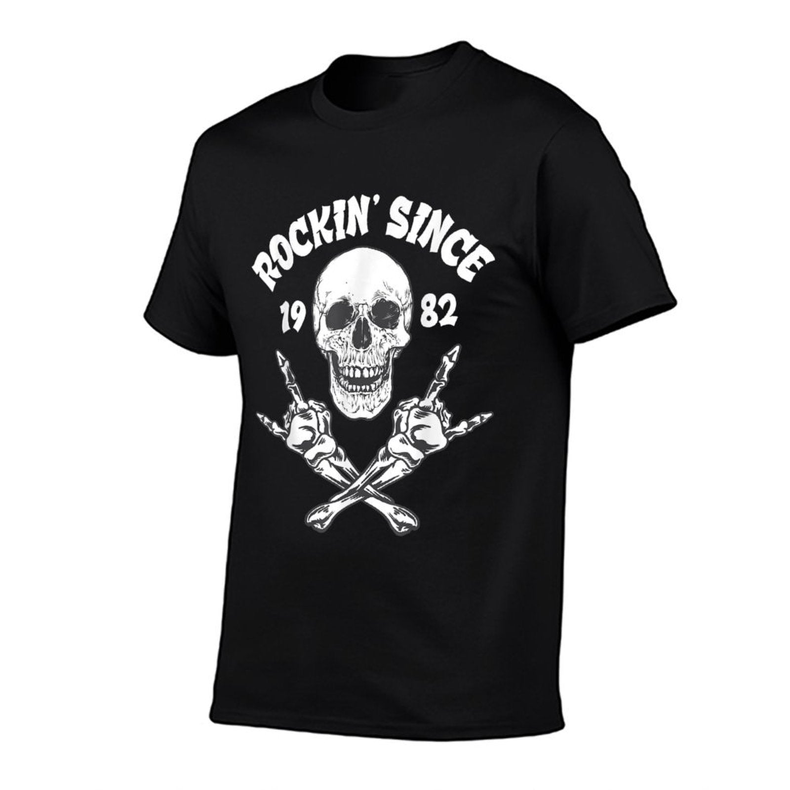 Rockin' Since 1982 Skull Rock Hands 40th Birthday  Eco-friendly Material T-Shirt