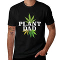 Weed Pot Leaf Marijuana Plant Dad  Trendy Pattern T-Shirt