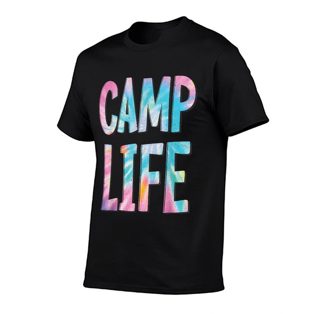 Camp Life Tie-Die Summer Top for Girls Summer Camp  Vintage-inspired T-Shirt