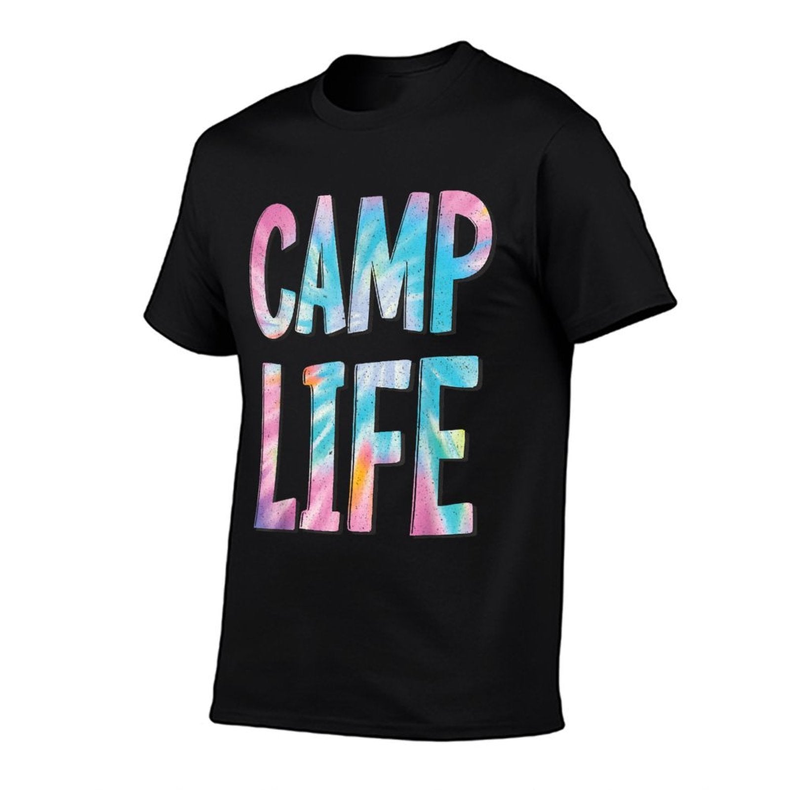 Camp Life Tie-Die Summer Top for Girls Summer Camp  Vintage-inspired T-Shirt