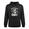 Cute Wolf Just A Girl Who Loves Wolves Easy Care Hoodie