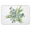 Green Leaves  Repositionable Bath Mat
