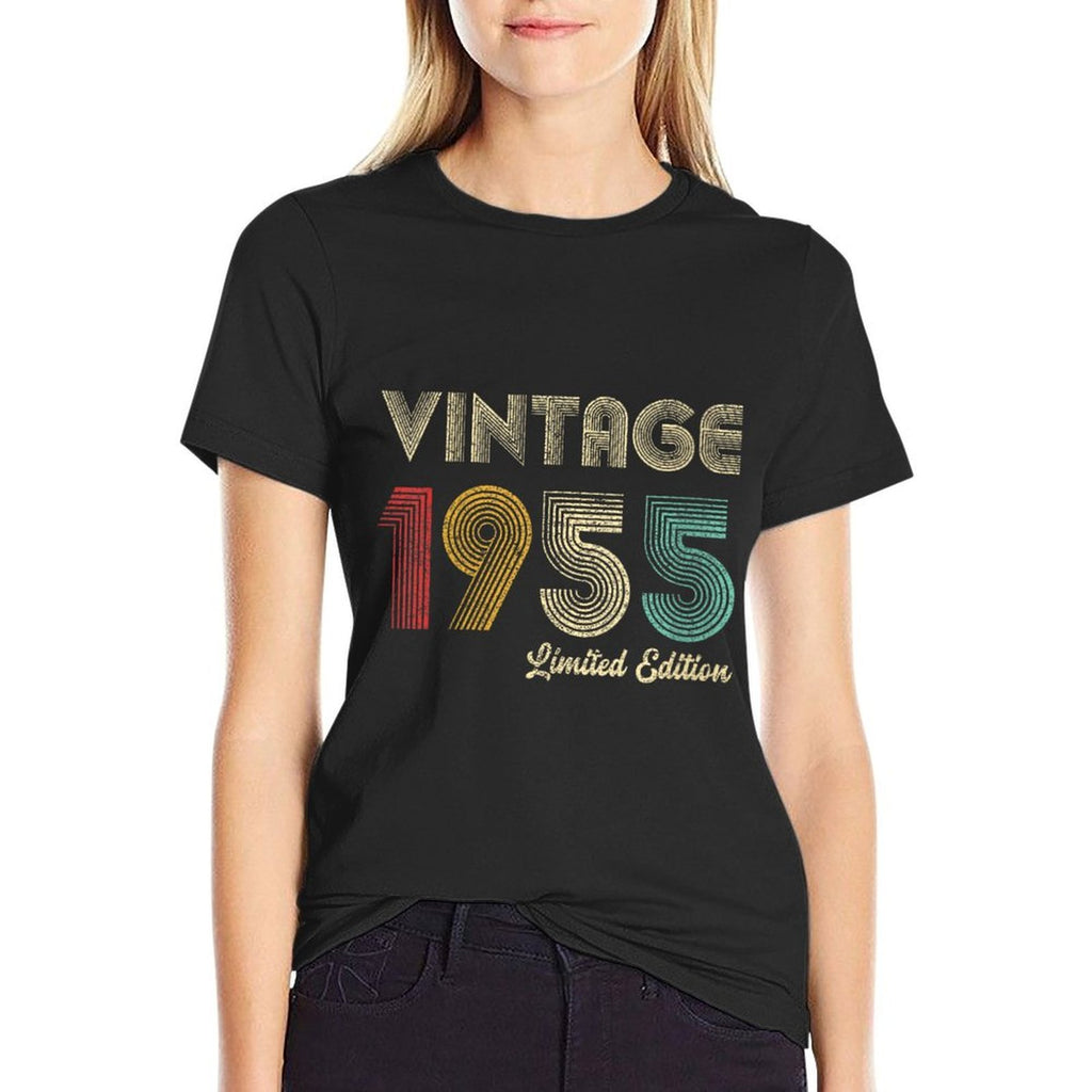 Womens Vintage 1955 70 Year Old Gifts Limited Edition 70th Birthday  Eco-friendly Material T-Shirt