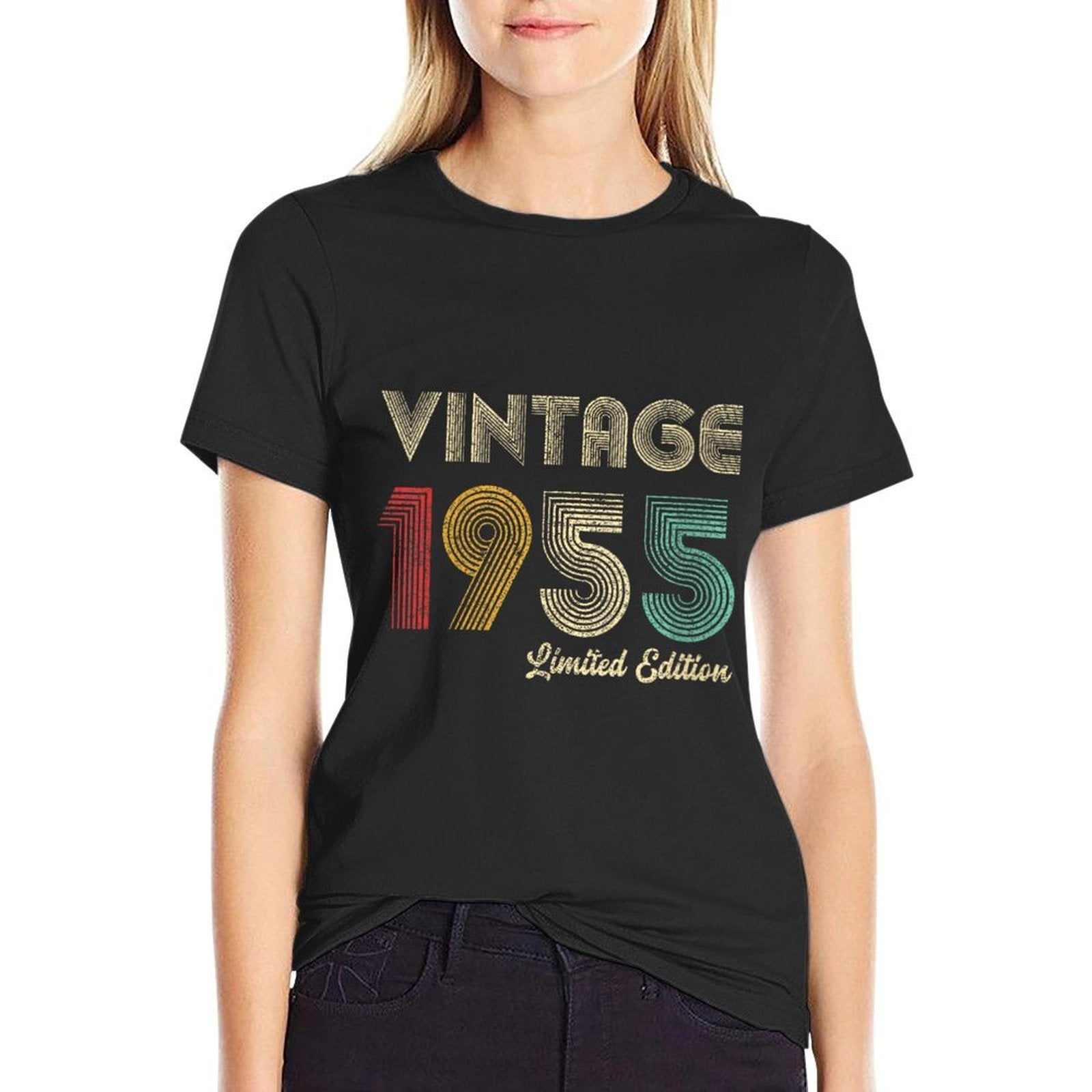 Womens Vintage 1955 70 Year Old Gifts Limited Edition 70th Birthday  Eco-friendly Material T-Shirt