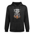 Funny Spooky Camping Crew Halloween Skeleton Camper Campfire Versatile Streetwear Hoodie