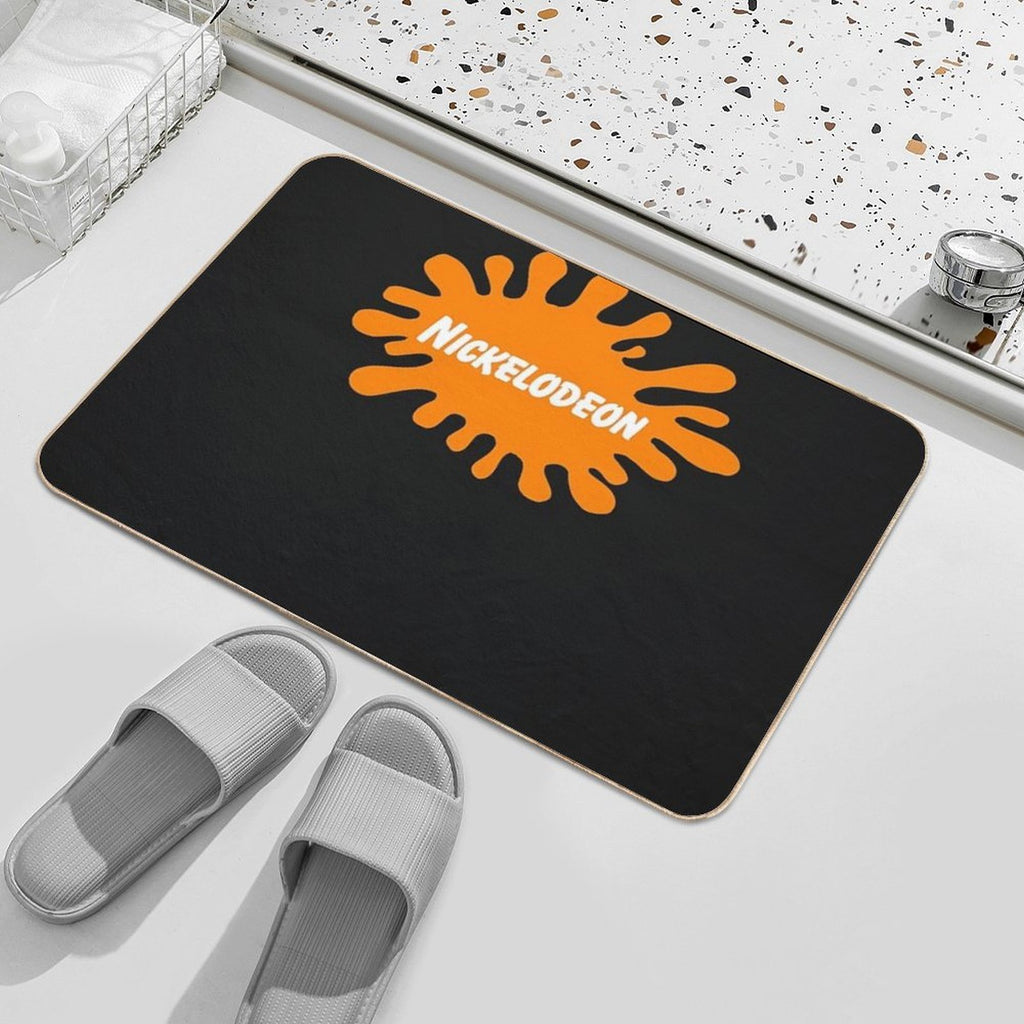 Nickelodeon Logo Classic T Shirt  Repositionable Bath Mat