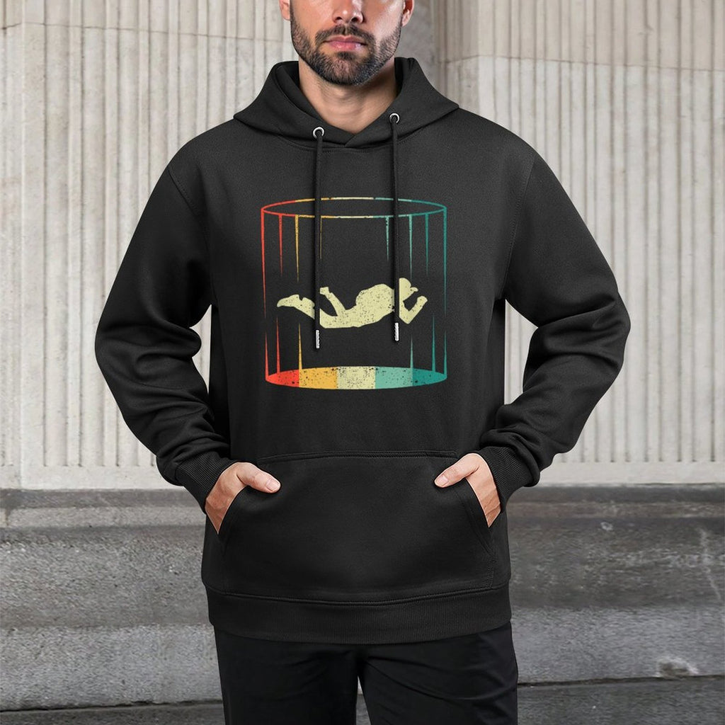 Bodyflying Wind Channel Indoor Skydiving Lover Tunnel Flight Relaxed Fit Hoodie