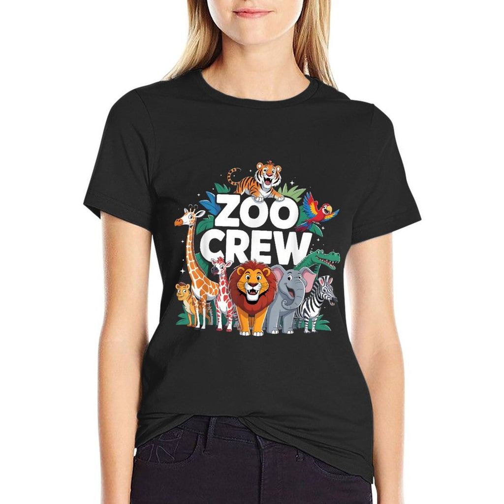 Zoo Crew Jungle Animal Lover Safari Wildlife Zoo Keeper  Classic T-Shirt