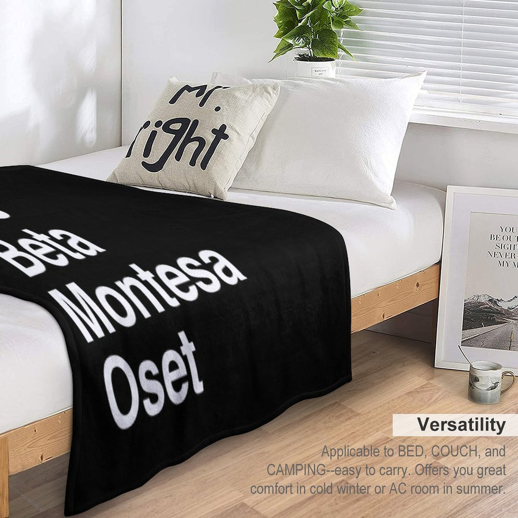 Motorcycle Trials Bikes - Version A Plush Throw Blanket