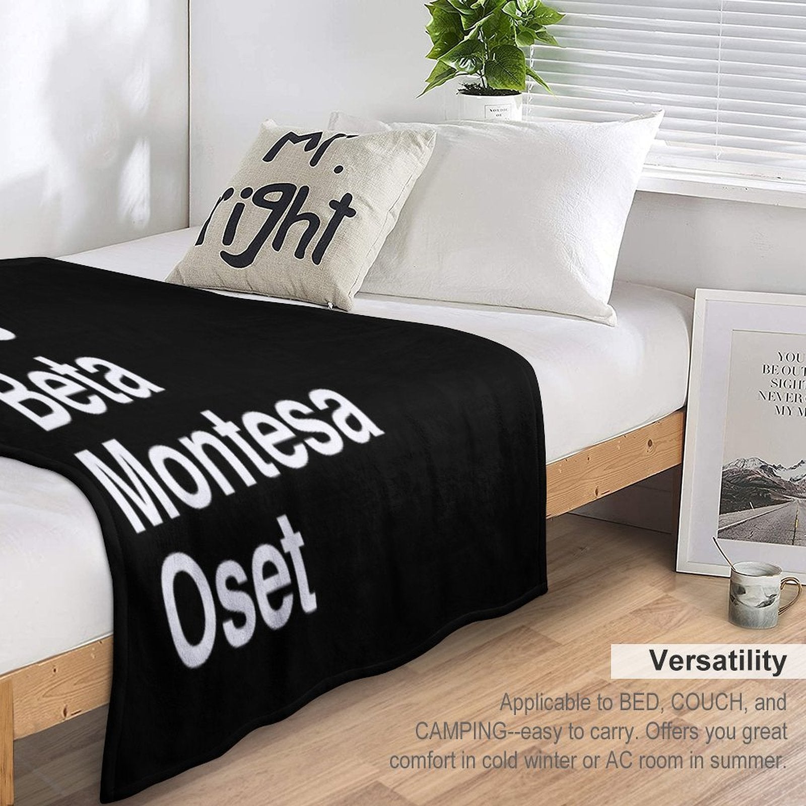 Motorcycle Trials Bikes - Version A Plush Throw Blanket