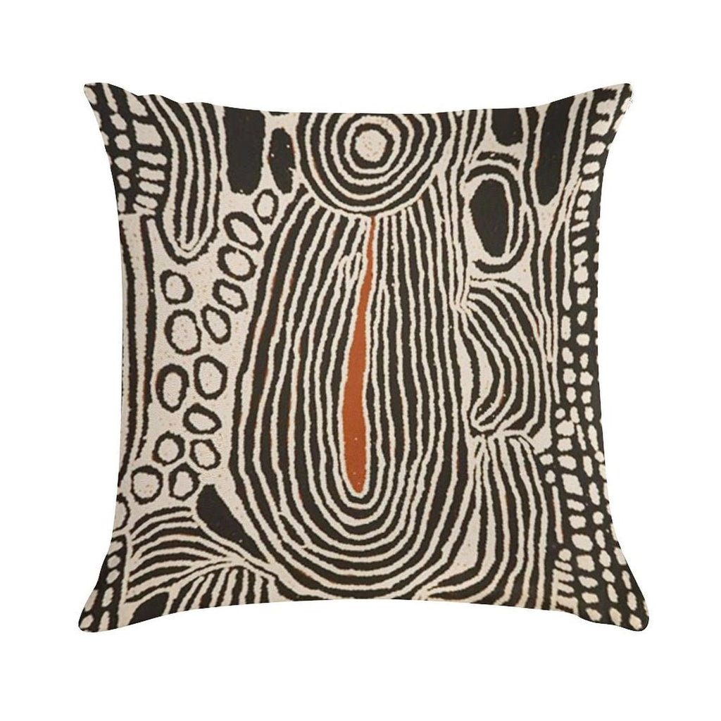 Australian Aboriginal Art Soft Ultra-Soft Texture Throw Pillow