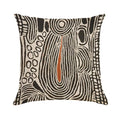 Australian Aboriginal Art Soft Ultra-Soft Texture Throw Pillow