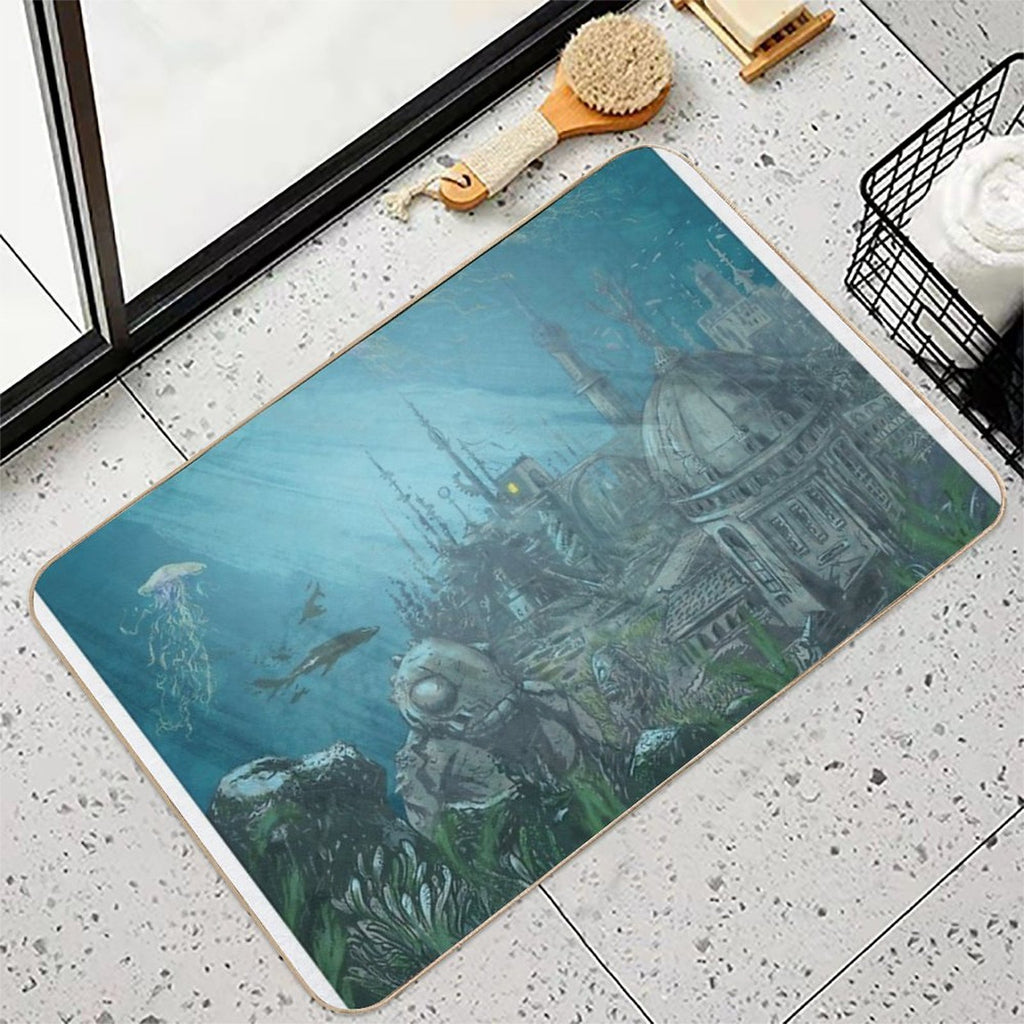 Undersea City - Innsmouth  Versatile Bath Mat
