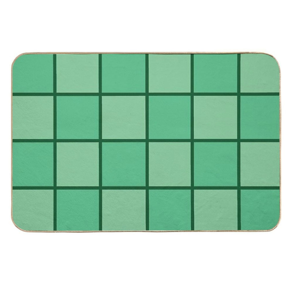 Seaside Window Art - Seaside Green Tones - Home Decor & Personal Style  High-Traffic Bath Mat