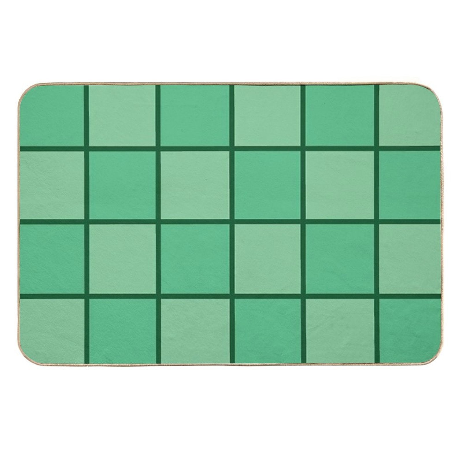 Seaside Window Art - Seaside Green Tones - Home Decor & Personal Style  High-Traffic Bath Mat
