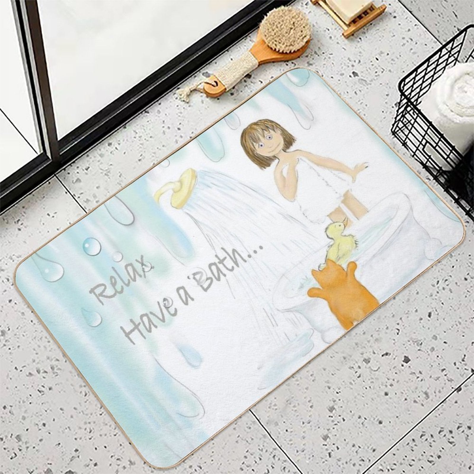 Bathtime  Rapid-Drying Bath Mat