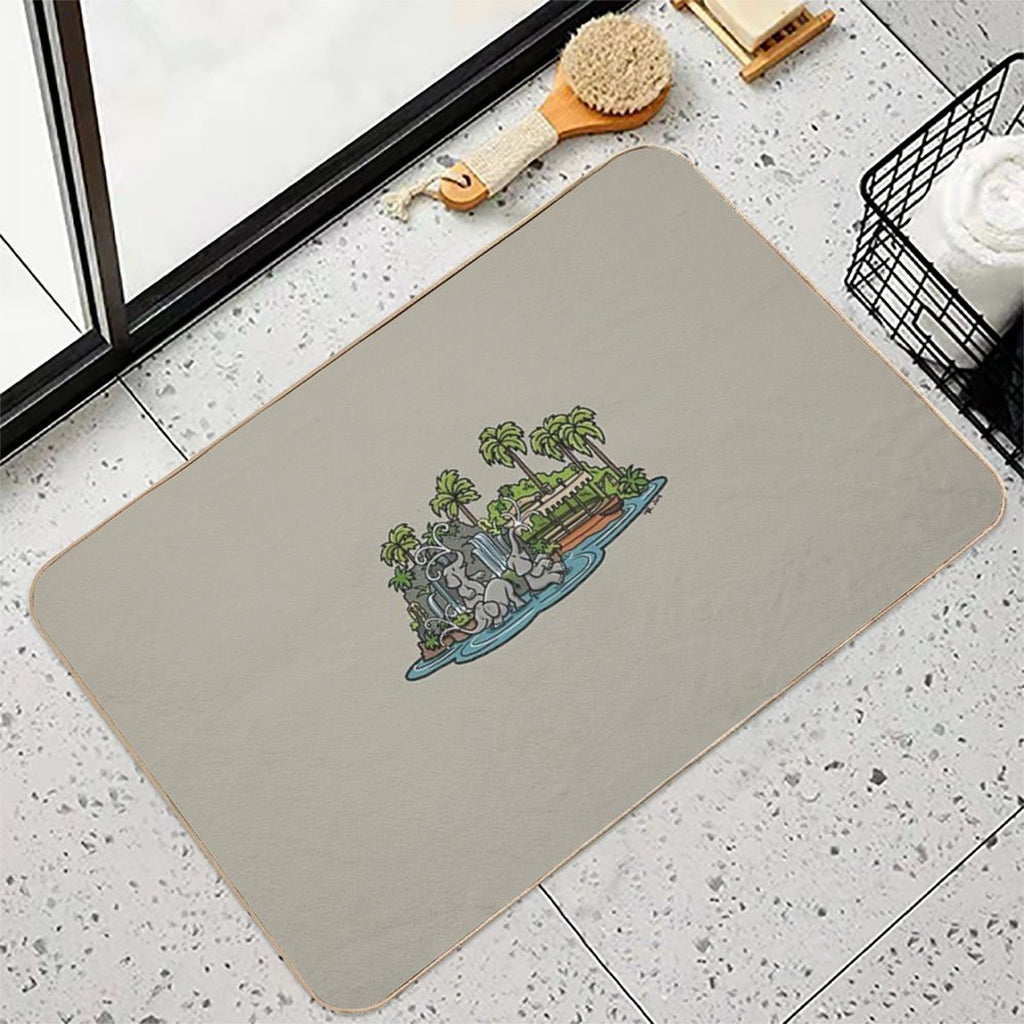 Jungle  Easy Maintenance Bath Mat