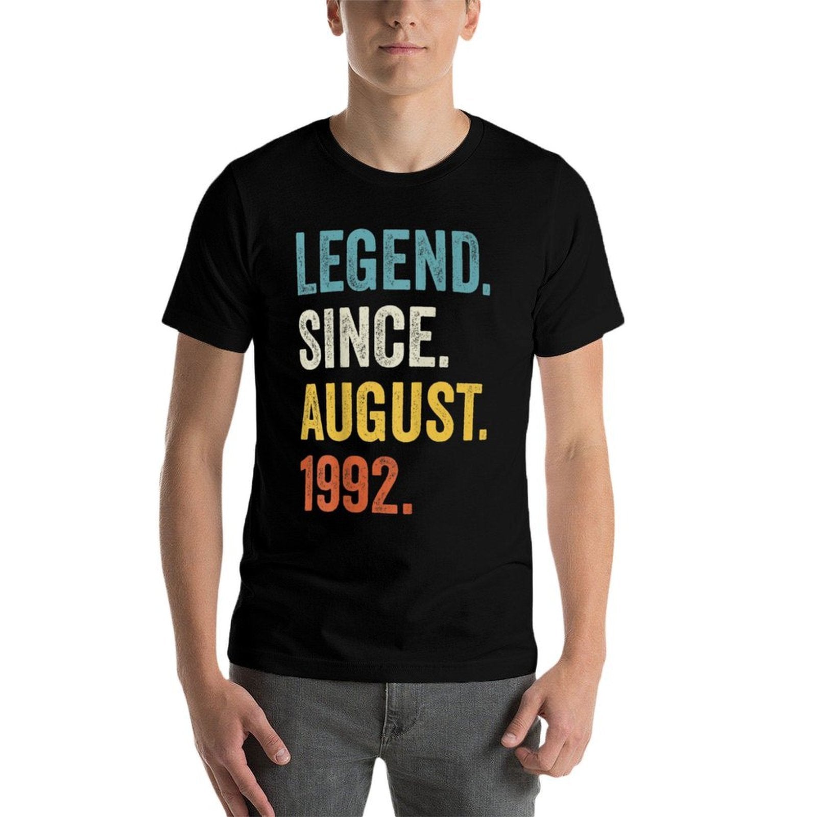 30 Years Old Legend Since August 1992 30th Birthday  Soft T-Shirt