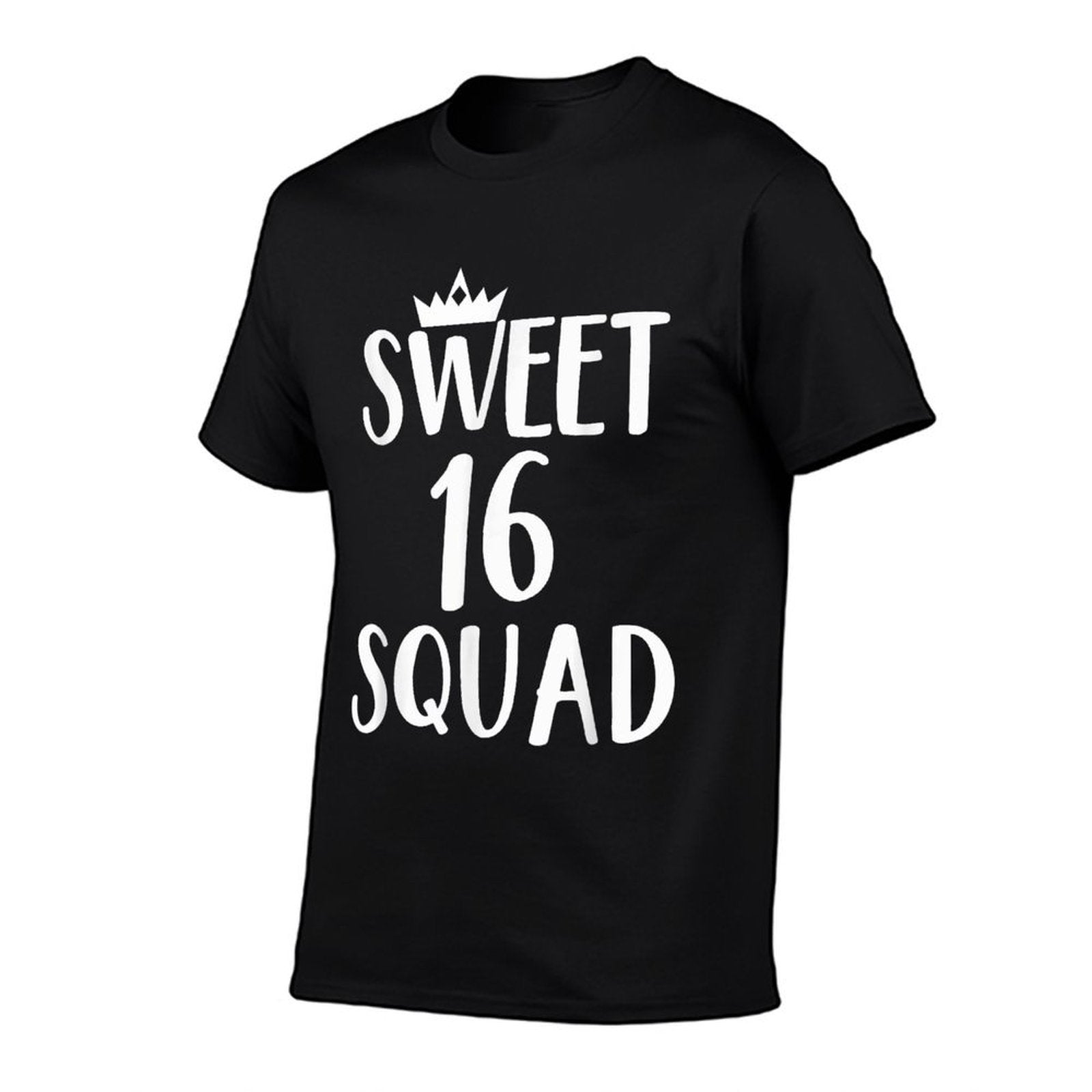 Sweet 16 Squad 16th Birthday Sixteen BDay Party Funny School  Affordable Price T-Shirt