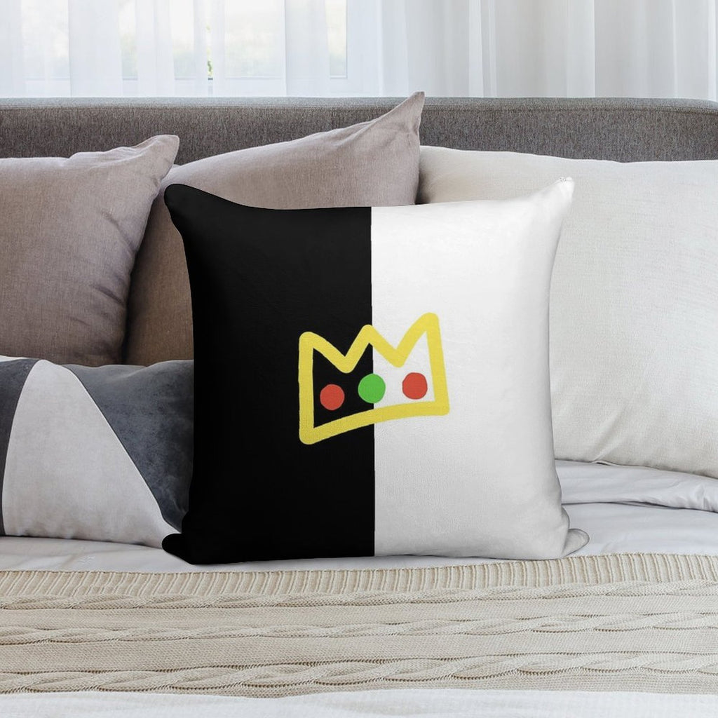 Ranboo Crown Half (long Version) Soft Washable Throw Pillow