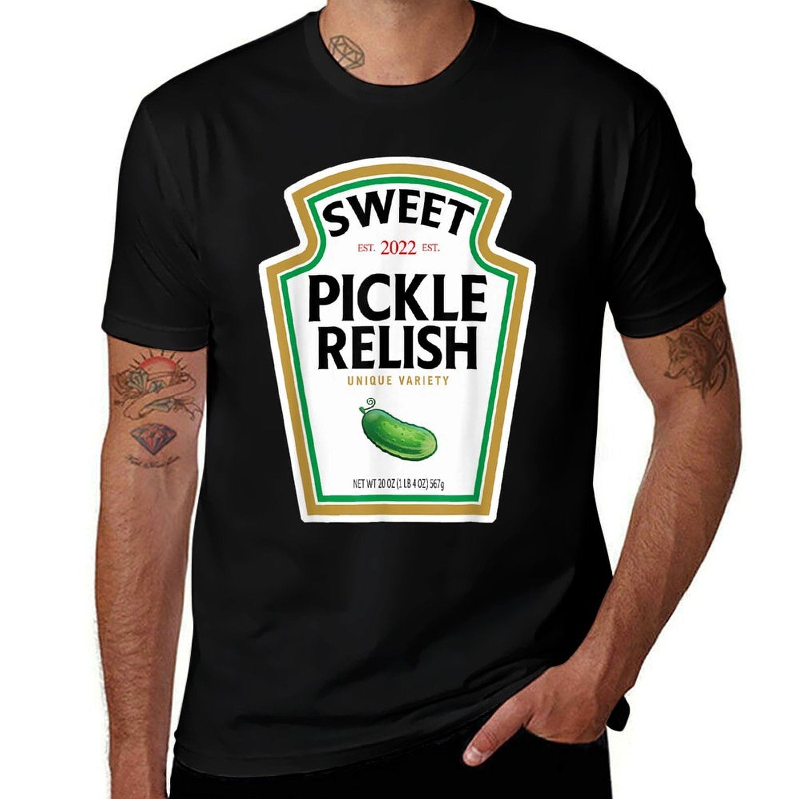Sweet Green Pickle Relish Funny DIY Halloween Costume  Slim-fit Cut T-Shirt