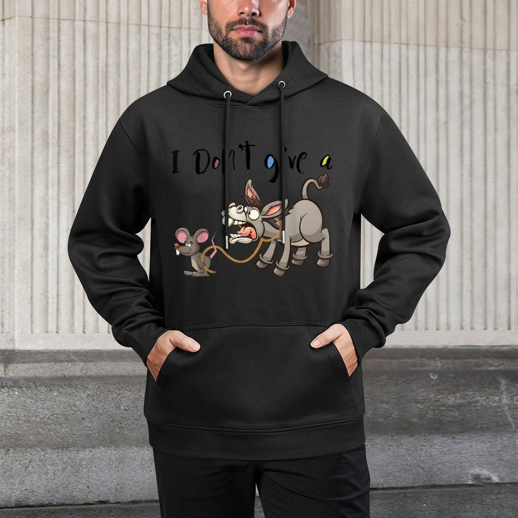 I Dont Give A Rats Ass Funny Joke Tshirt Moisture-Wicking Hoodie