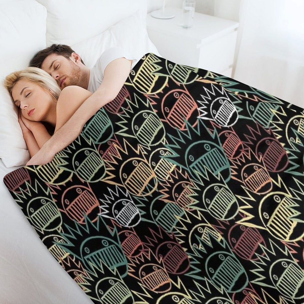 Boognish Pattern Comfort Throw Blanket