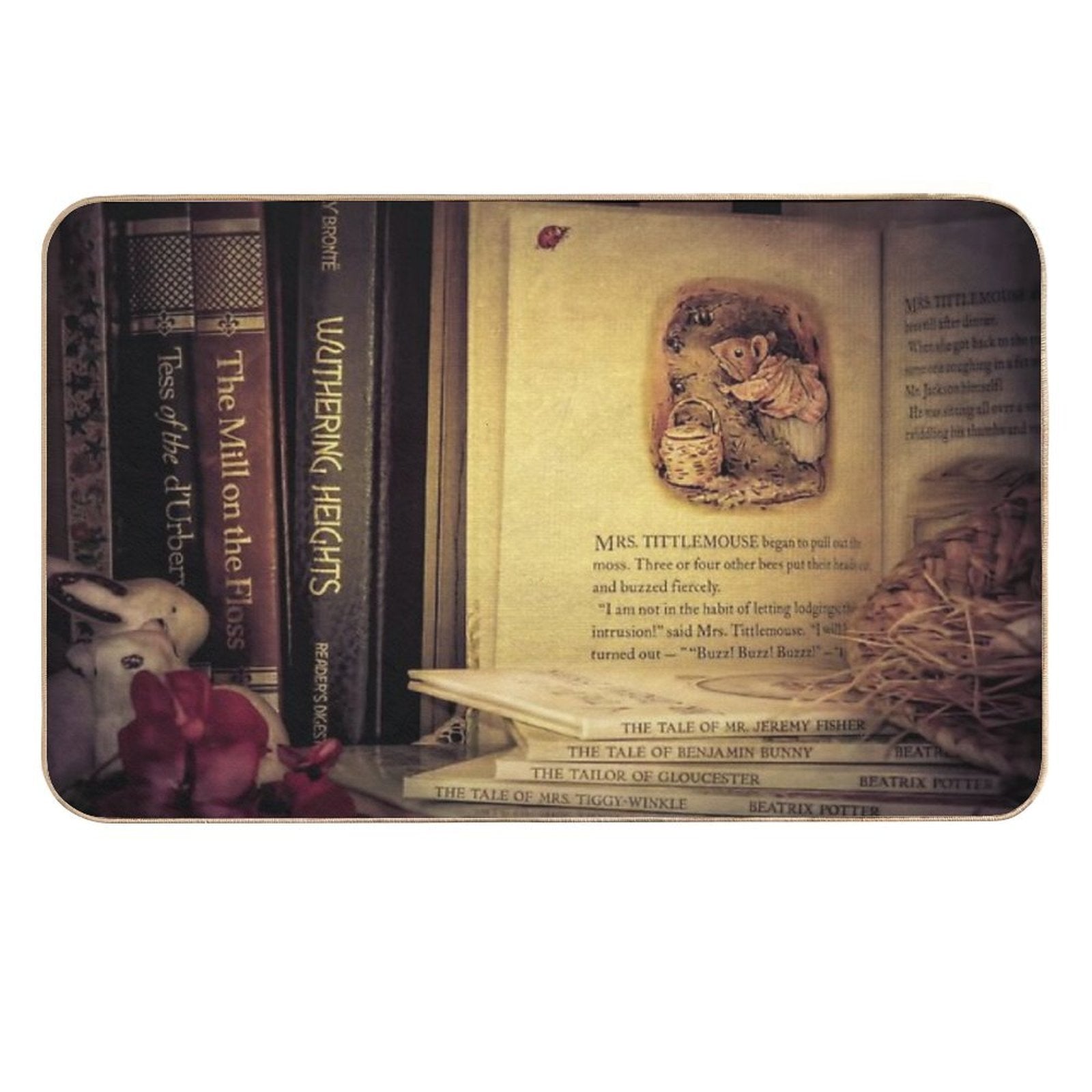 Bedtime Story  Fade-Resistant Bath Mat
