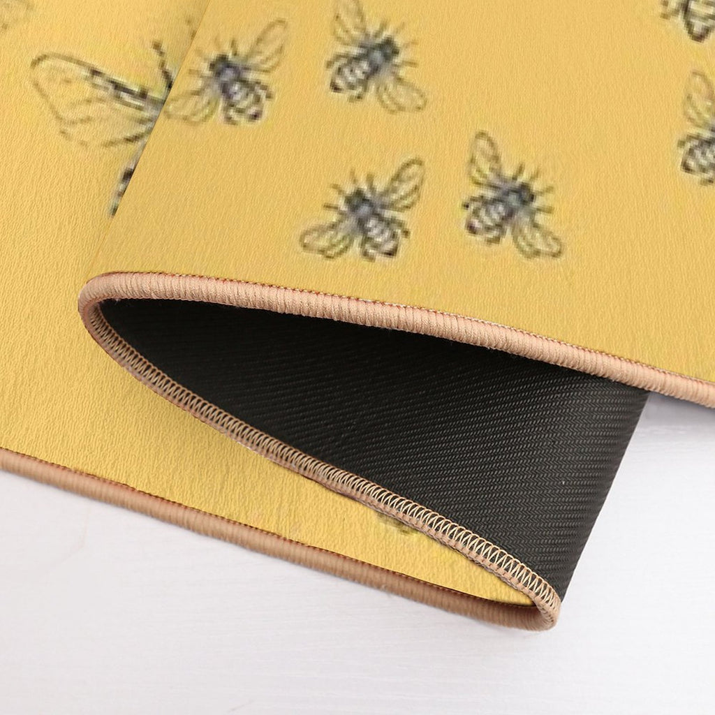 Honey Bee Pattern  Toxin-Free Bath Mat