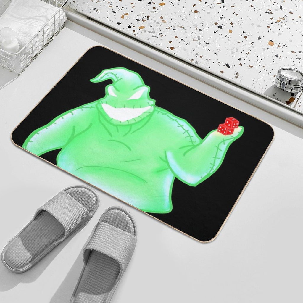 Oogie Boogie Illustration  Repositionable Bath Mat