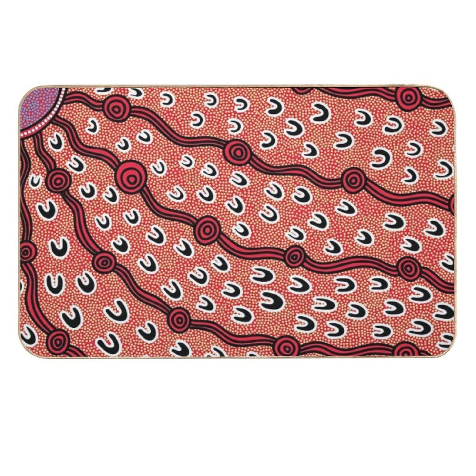Authentic Aboriginal Art -  Multi-Purpose Bath Mat