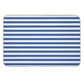 Blue And White Stripes  Rapid-Drying Bath Mat