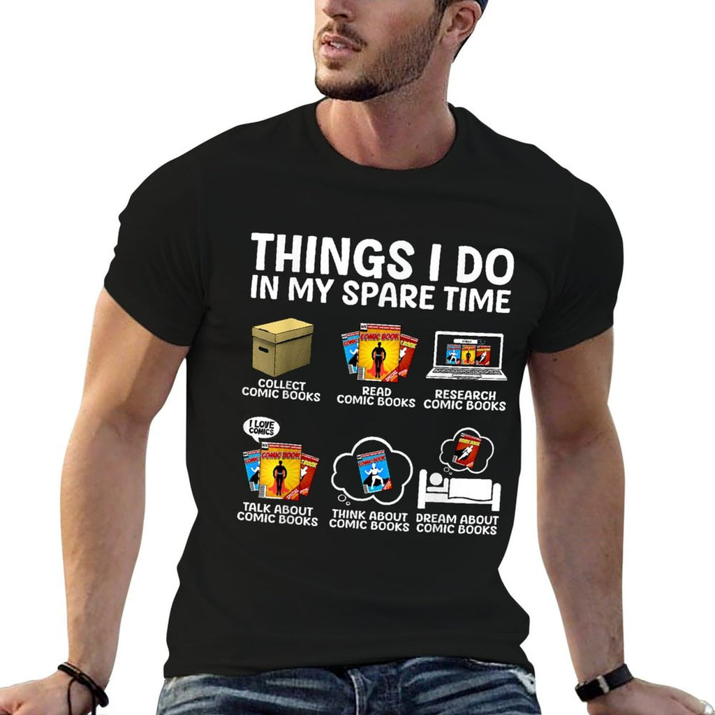 Best Comic Book Design For Men Women Comic Book Collectors  Wrinkle-resistant T-Shirt