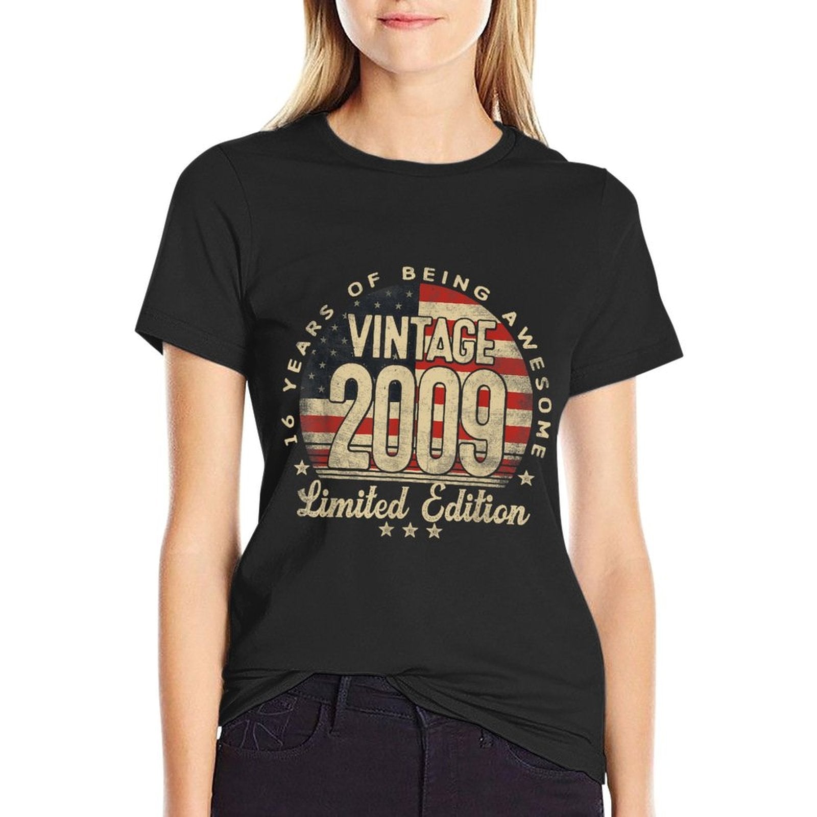 Vintage 2009 Limited Edition 16-Year-Old Gifts USA  Soft T-Shirt