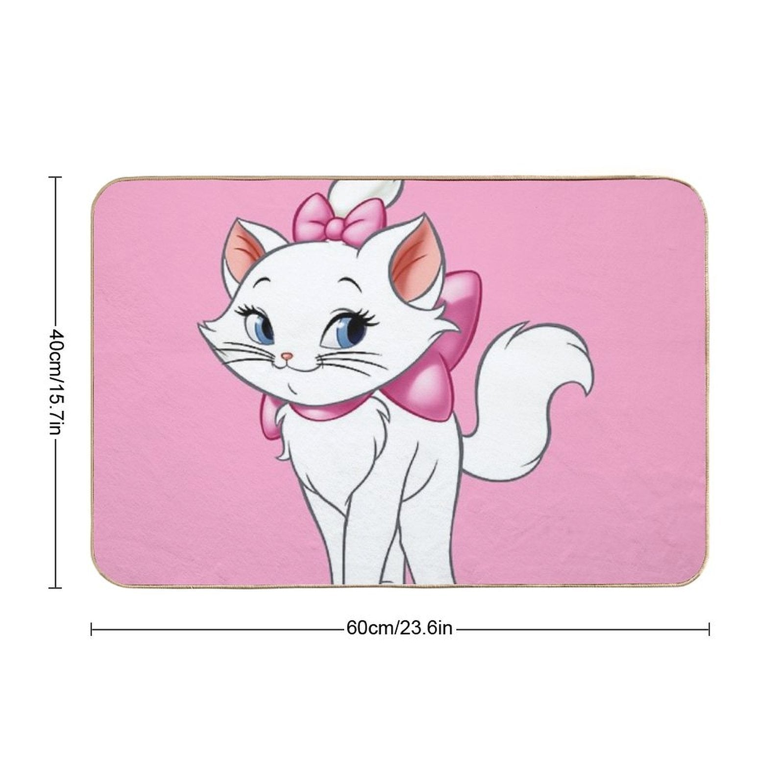 Marie Kitten  Anti-Trip Bath Mat