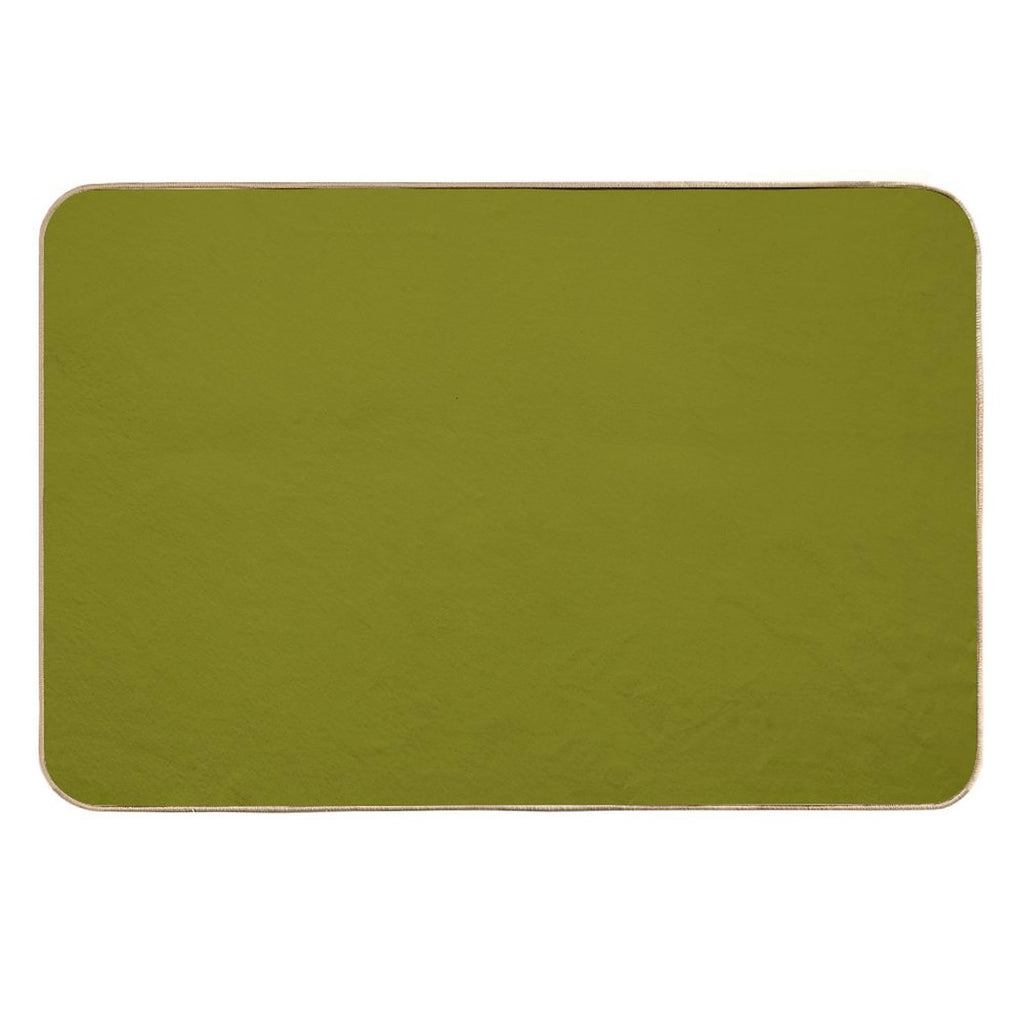 Olive Green  Pet-Safe Bath Mat